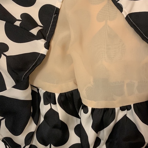 Girls heart dress size 7/8. Black hearts tan background. - Picture 6 of 10